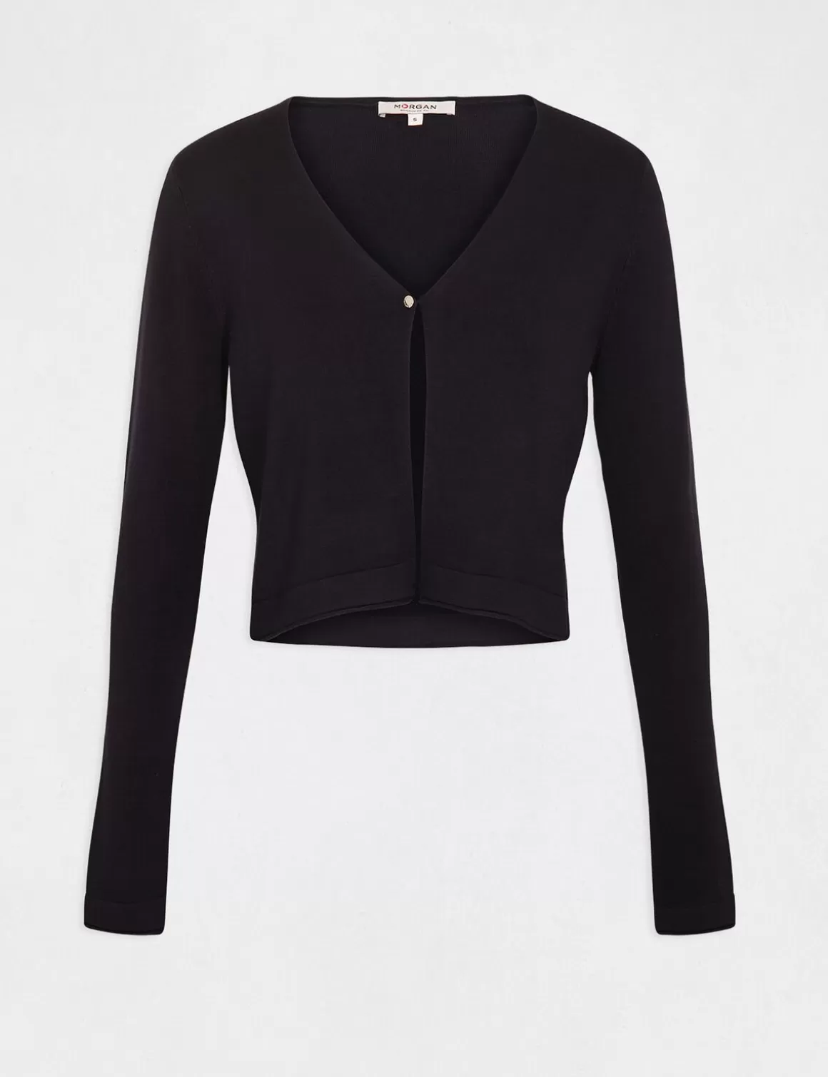 Morgan Gilets>Gilet Manches Longues A Col En V Femme | Marine