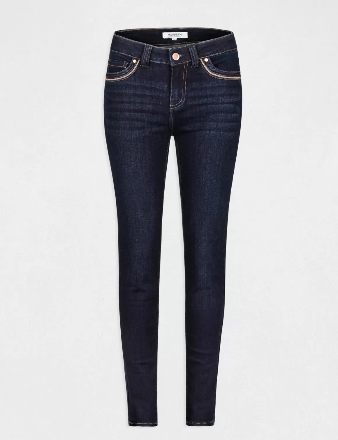Morgan Jeans>Jeans Skinny Taille Standard Jean Stone Femme | Jean_Stone