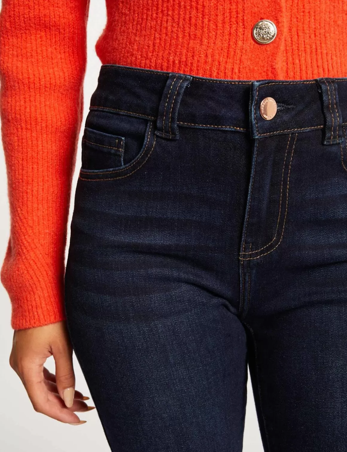 Morgan Jeans>Jeans Slim Taille Haute Jean Brut Femme | Jean_Brut