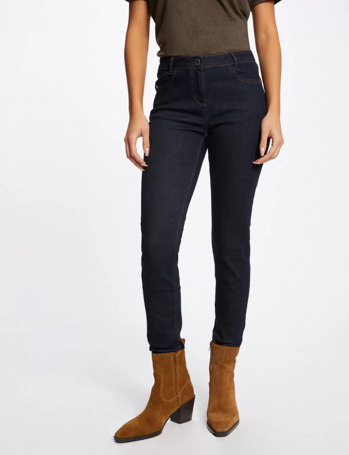 Morgan Jeans>Jeans Slim Taille Standard Jean Brut Femme | Jean_Brut