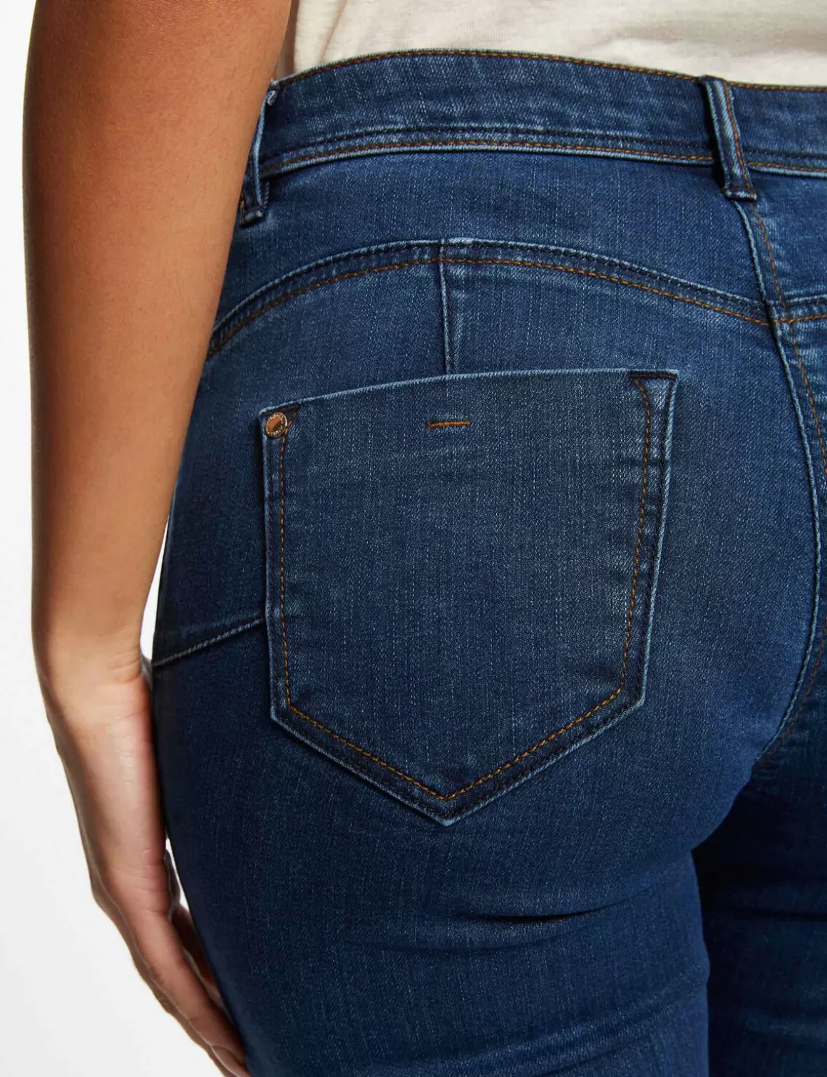 Morgan Jeans>Jeans Slim Taille Standard Jean Stone Femme | Jean_Stone